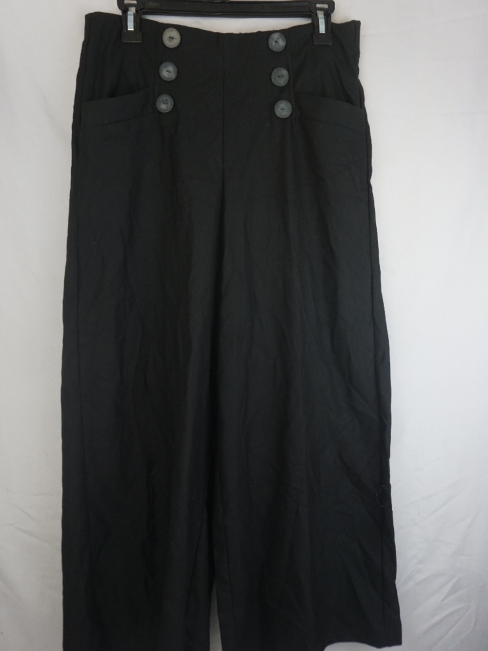 ZARA TRF Collection  TWILL TROUSERS WITH High-Waist Trousers Size Medium NWTags
